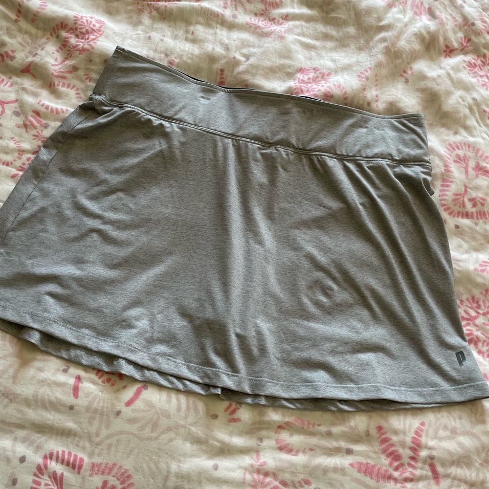 NWOT gray  Prince tennis skirt XL